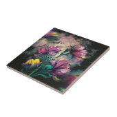 Blühende Blume Fliese (Seite)