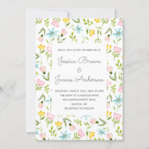 Blühende Blume für Wasserfarben-Frühlingspaste Hoc