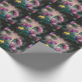 Blühende Blume Geschenkpapier (Ecke)