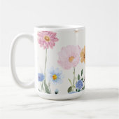 Blühende Blume Kaffeetasse (Links)