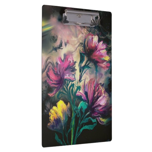 Blühende Blume Klemmbrett (Rechts)