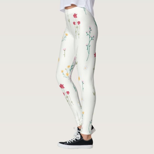 Blühende Blume Leggings (Links)