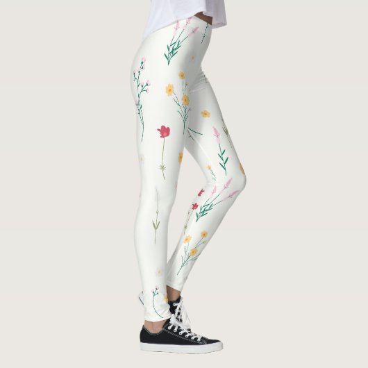 Blühende Blume Leggings (Rechts)