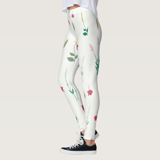 Blühende Blume Leggings (Links)