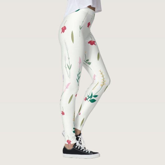 Blühende Blume Leggings (Rechts)