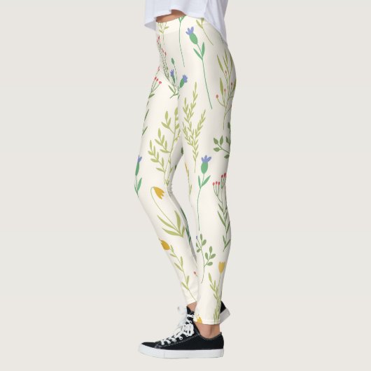Blühende Blume Leggings (Links)