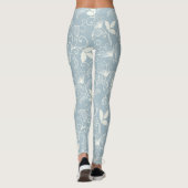 Blühende Blume Leggings (Rückseite)