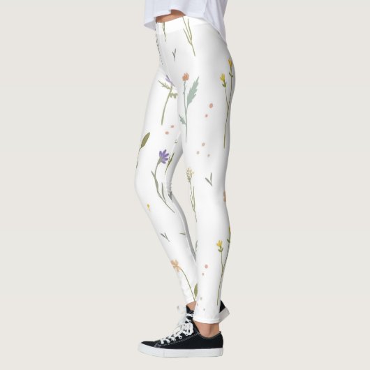 Blühende Blume Leggings (Links)