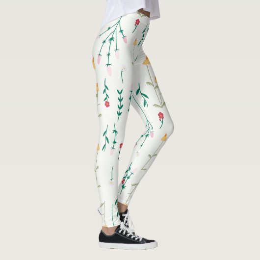 Blühende Blume Leggings (Rechts)