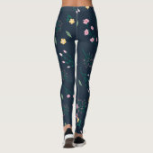 Blühende Blume Leggings (Rückseite)