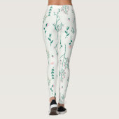 Blühende Blume Leggings (Rückseite)