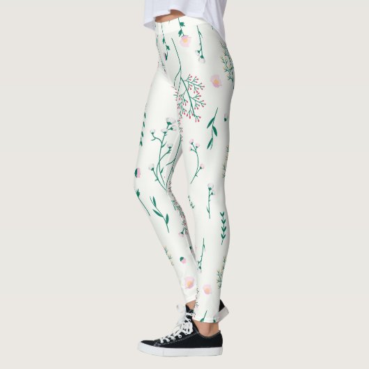 Blühende Blume Leggings (Links)