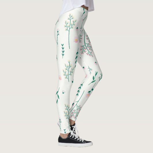 Blühende Blume Leggings (Rechts)