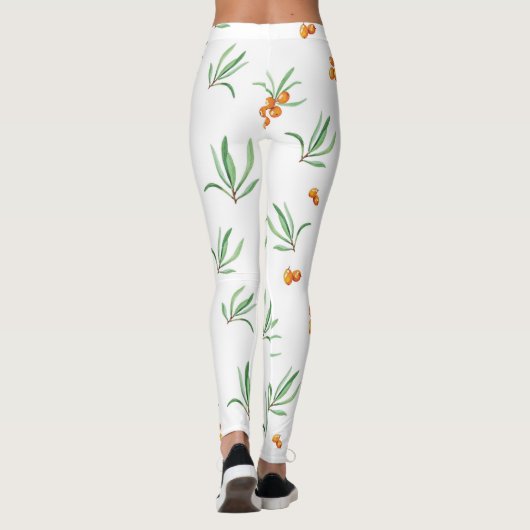 Blühende Blume Leggings (Rückseite)