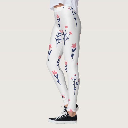 Blühende Blume Leggings (Links)