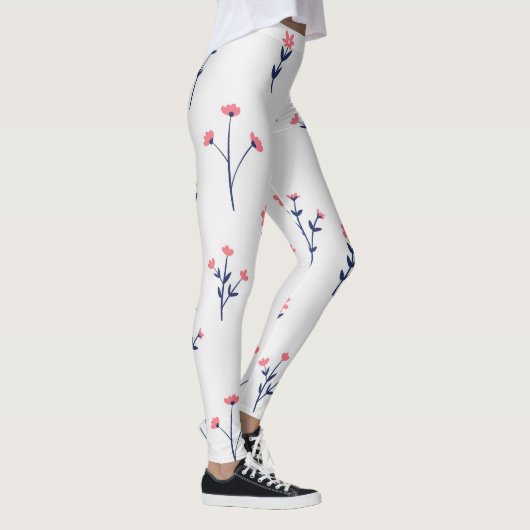 Blühende Blume Leggings (Rechts)