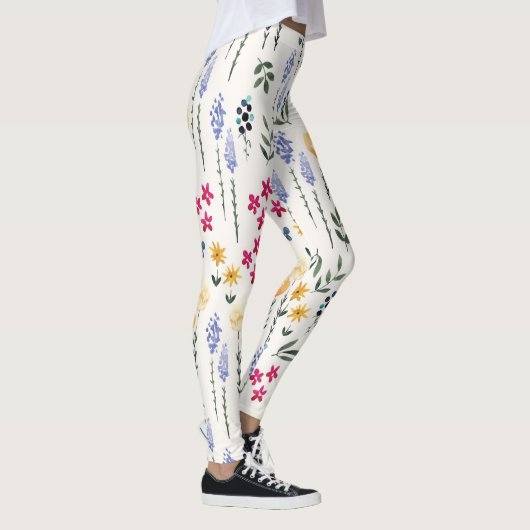 Blühende Blume Leggings (Rechts)