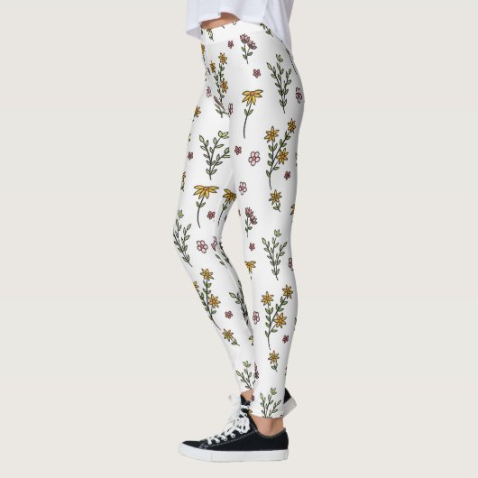 Blühende Blume Leggings (Links)