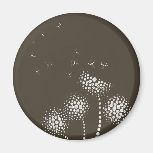 blühende Blume Magnet (Vorne)