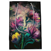 Blühende Blume Mittlere Geschenktüte (Vorderseite)