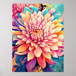 blühende Blume Poster