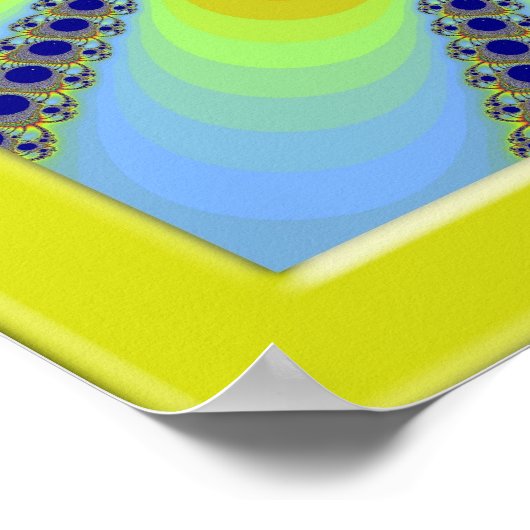 Blühende Blume Poster (Ecke)