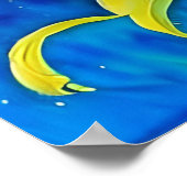 Blühende Blume Poster (Ecke)