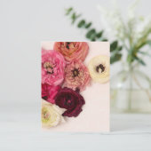 Blühende Blume Postkarte (Stehend Vorderseite)