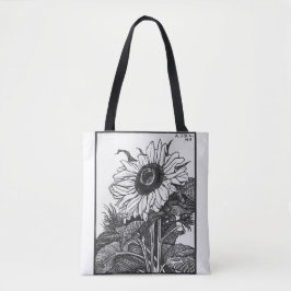 Blühende Blume Tasche