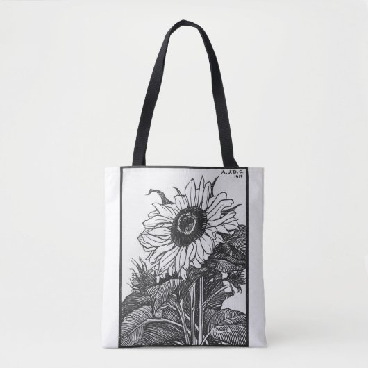 Blühende Blume Tasche (Vorderseite)