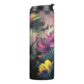 Blühende Blume Thermosbecher (Nach links gedreht)