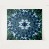 Blühende Blume.... Wandteppich (Vorderseite (Horizontal))