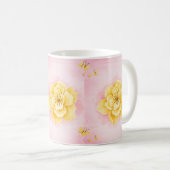 Blühende Blumen-Tasse  Kaffeetasse (VorderseiteRechts)