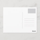 Blühende Blumengestelle Rustikale Gartenhochzeit Postkarte (Rückseite)