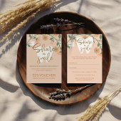 Blühende Blüten teilen sich ein Lächeln Zahnbehand Visitenkarte