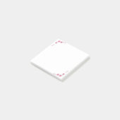 Blühende Blütenblätter Post-it Klebezettel (angewinkelt)