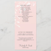 Blühende Blütenblütenhochzeiten Programm (Rückseite)