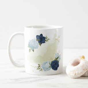 blühende Blütenpflanzen Kaffeetasse