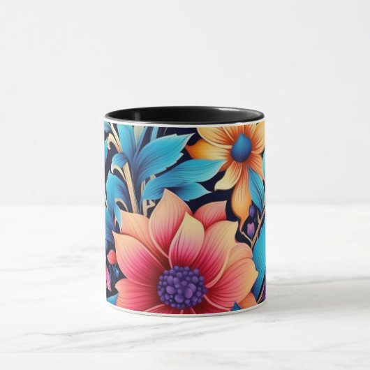 Blühende Blütenstrahlung Tasse (Zentrum)