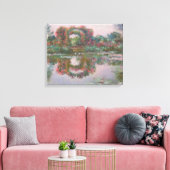 Blühende Bögen, Giverny - Claude Monet - c1913 Leinwanddruck (Insitu (Wohnzimmer))