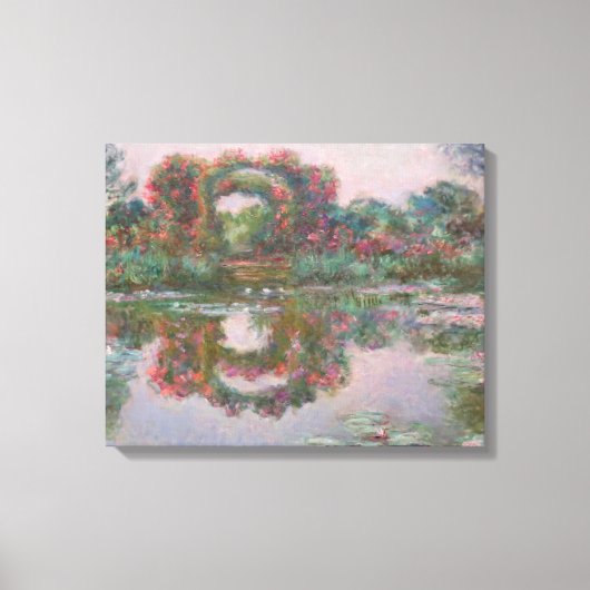 Blühende Bögen, Giverny - Claude Monet - c1913 Leinwanddruck (Vorderseite)