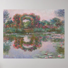 Blühende Bögen, Giverny - Claude Monet - c1913 Poster