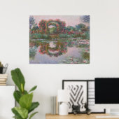 Blühende Bögen, Giverny - Claude Monet - c1913 Poster (Heimbüro)