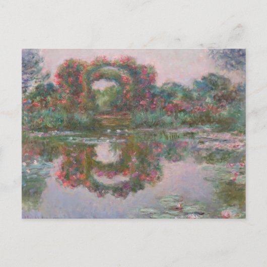 Blühende Bögen, Giverny - Claude Monet - c1913 Postkarte (Vorderseite)