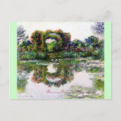 Blühende Bögen von Claude Monet Postkarte (Vorderseite)