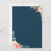 Blühende Botanicals | Wedding Einladung (Rückseite)