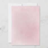 Blühende botanische Blütenblüte Einladung (Rückseite)