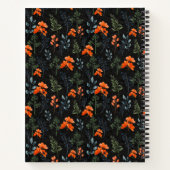 Blühende botanische Orangenblütenzweig Notizblock (Rückseite)