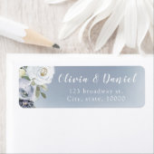 Blühende botanische staubblaue Rücksendeadresse (Insitu)