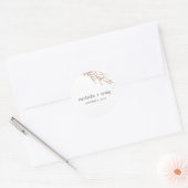 Blühende Branchen bevorzugen Sticker - Orange (Umschlag)